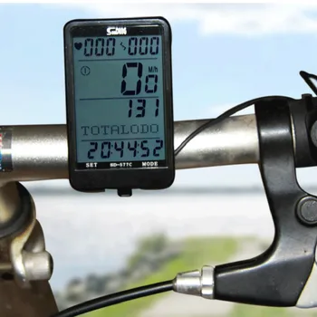 Durable SD 577C Waterproof LCD Display Cycling Bike Bicycle Computer Odometer Speedometer With Green Backlight
Durable SD 577C Waterproof LCD Display Cycling Bike Bicycle Computer Odometer Speedometer With Green Backlight