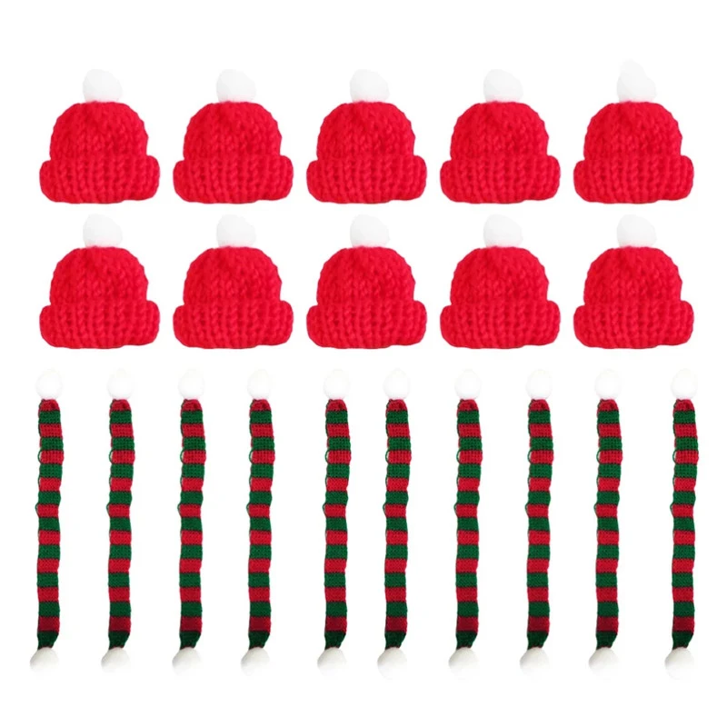 10pcs Stylish Xmas Mini Scarf And Hat Decor Doll Clothes Accessory Creative Plants Adornment For Festival Christmas Party
10pcs Stylish Xmas Mini Scarf And Hat Decor Doll Clothes Accessory Creative Plants Adornment For Festival Christmas Party