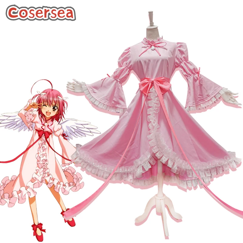 Cosersea Shugo Chara Hinamori Amu Amulet Angel Cosplay Costume Women Pink Dress Halloween Suit Outfit Fullset Suit With Bow
Cosersea Shugo Chara Hinamori Amu Amulet Angel Cosplay Costume Women Pink Dress Halloween Suit Outfit Fullset Suit With Bow
