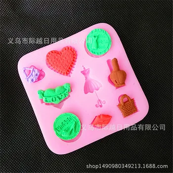 New Products Skirt Bag Heart Modeling Fondant Cake Mould Jelly Pudding DIY Baking Mould
New Products Skirt Bag Heart Modeling Fondant Cake Mould Jelly Pudding DIY Baking Mould