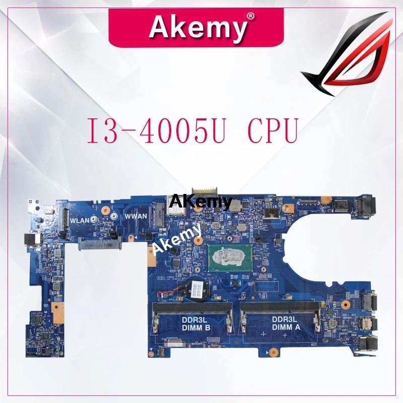 FOR Dell Latitude 3340 Laptop For Motherboard MYK5G 0MYK5G CN-0MYK5G DDR3L I3-4005U CPU DLR30 13229-1 5X37M
FOR Dell Latitude 3340 Laptop For Motherboard MYK5G 0MYK5G CN-0MYK5G DDR3L I3-4005U CPU DLR30 13229-1 5X37M