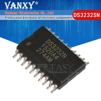 2PCS DS3232SN SOP20 DS3232 SOP DS3232N SOP-20 SMD Extremely Accurate I2C RTC with Integrated Crystal and SRAM
2PCS DS3232SN SOP20 DS3232 SOP DS3232N SOP-20 SMD Extremely Accurate I2C RTC with Integrated Crystal and SRAM