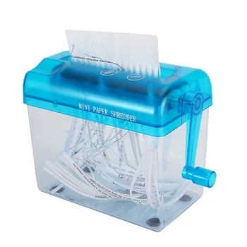 New Mini Shredder Desktop Manual Paper Shredder Strip Cut Hand Cutting For A6 Paper Documents Portable
New Mini Shredder Desktop Manual Paper Shredder Strip Cut Hand Cutting For A6 Paper Documents Portable