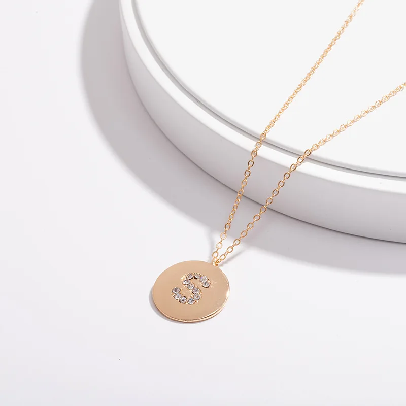 Gold Polished Metal 26 Letters Alphabet A-Z Minimalist Initial Statement Pendant Choker Necklace Summer Korean Fashion Jewelry
Gold Polished Metal 26 Letters Alphabet A-Z Minimalist Initial Statement Pendant Choker Necklace Summer Korean Fashion Jewelry