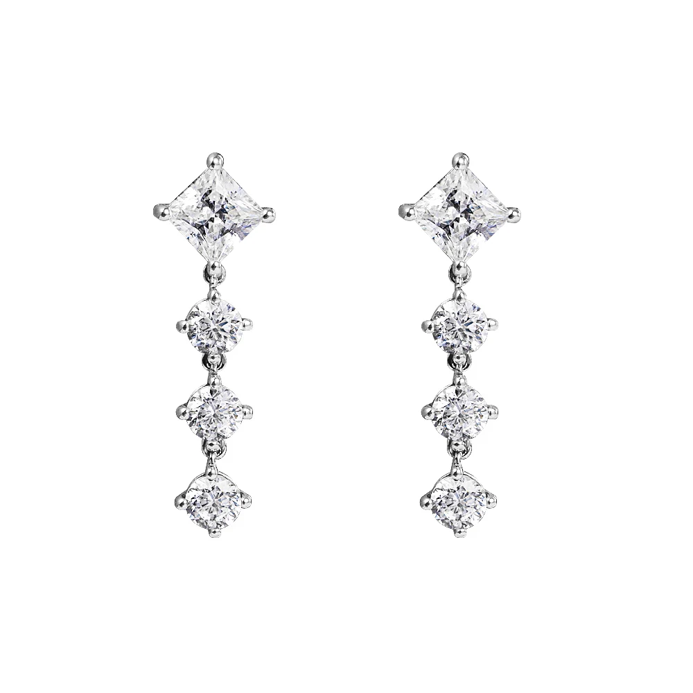 Christmas Gifts Sparkling Round & Square Drop Earrings Sterling Silver Jewelry Woman Earrings Elegant Drop Earrings
Christmas Gifts Sparkling Round & Square Drop Earrings Sterling Silver Jewelry Woman Earrings Elegant Drop Earrings