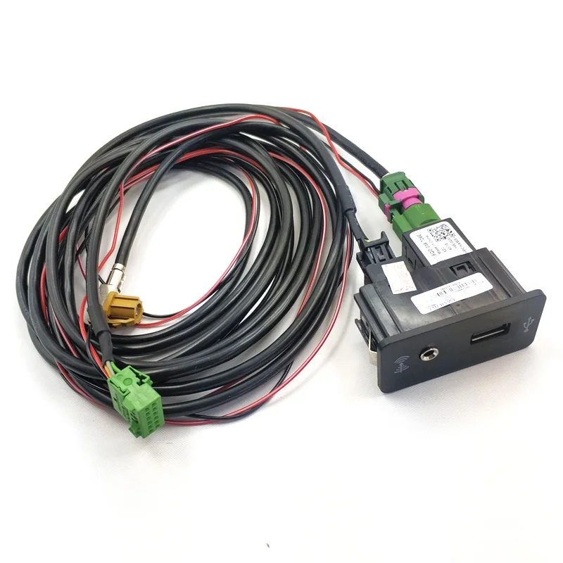 READXT For Golf 7 MK7 CarPlay USB AUX Switch MDI AMI Adapter Socket Interface Connector Cable Harness Wire Plug Auto Accessories
READXT For Golf 7 MK7 CarPlay USB AUX Switch MDI AMI Adapter Socket Interface Connector Cable Harness Wire Plug Auto Accessories