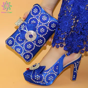 fashion lady Shoes and Bag Set Italy Royal blue Color Italian Shoes with Matching Bag Set for party
fashion lady Shoes and Bag Set Italy Royal blue Color Italian Shoes with Matching Bag Set for party