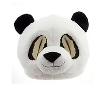 Máscara de Panda de felpa Halloween Animal mascota cabeza Fursuit cabeza disfraz adulto(China)