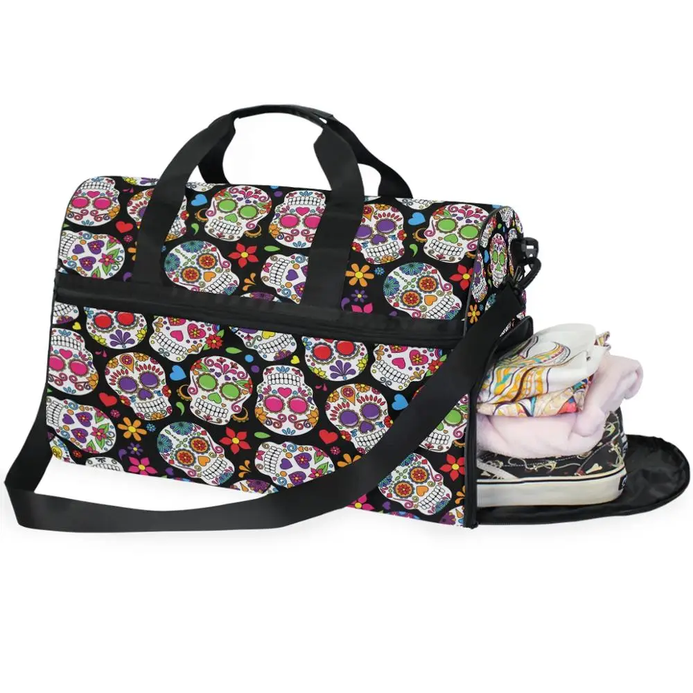 ALAZA 2020 News Travel Bags Skull Printing Canvas Gym Sport Outdoor Women Large Pocket Casual Tote Handbag Shoulder Bag For Men
ALAZA 2020 News Travel Bags Skull Printing Canvas Gym Sport Outdoor Women Large Pocket Casual Tote Handbag Shoulder Bag For Men