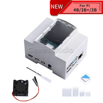 ABS Electrical Box Plastic Case for Raspberry Pi 4B / 3, with Cooling Fan Heat Sinks Screw Driver for Raspberry Pi 4 / 3B + / 3B
ABS Electrical Box Plastic Case for Raspberry Pi 4B / 3, with Cooling Fan Heat Sinks Screw Driver for Raspberry Pi 4 / 3B + / 3B