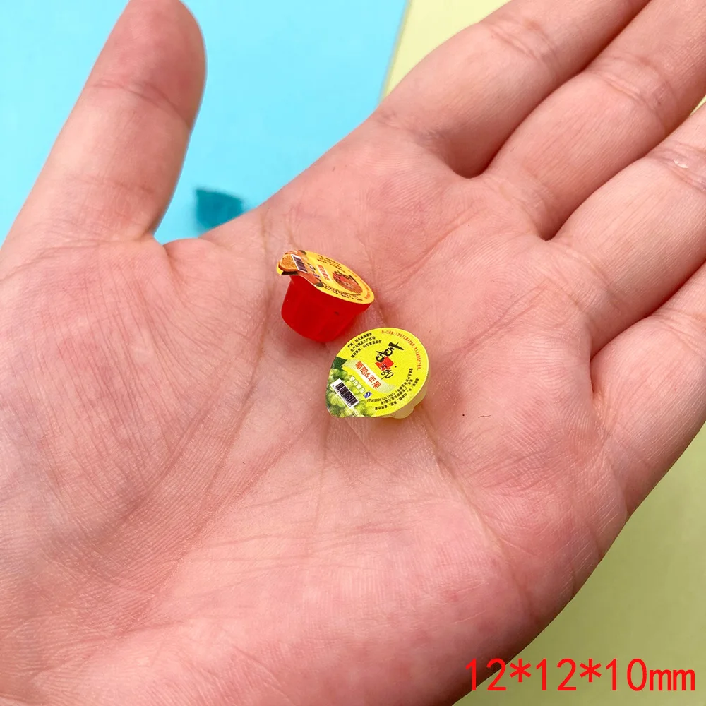 30Pcs Simulation Resin Cute Jelly Mini Food Pretend Play Miniature Dollhouse Kids Kitchen Toys Home Decor Dolls Accessories