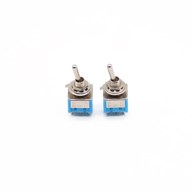 5PCS Mini MTS202 Light Blue Toggle Switch DPDT Double Pole Double Throw 2 Positions ON-ON 250V 3A 125V 6A MTS-202 DL
5PCS Mini MTS202 Light Blue Toggle Switch DPDT Double Pole Double Throw 2 Positions ON-ON 250V 3A 125V 6A MTS-202 DL