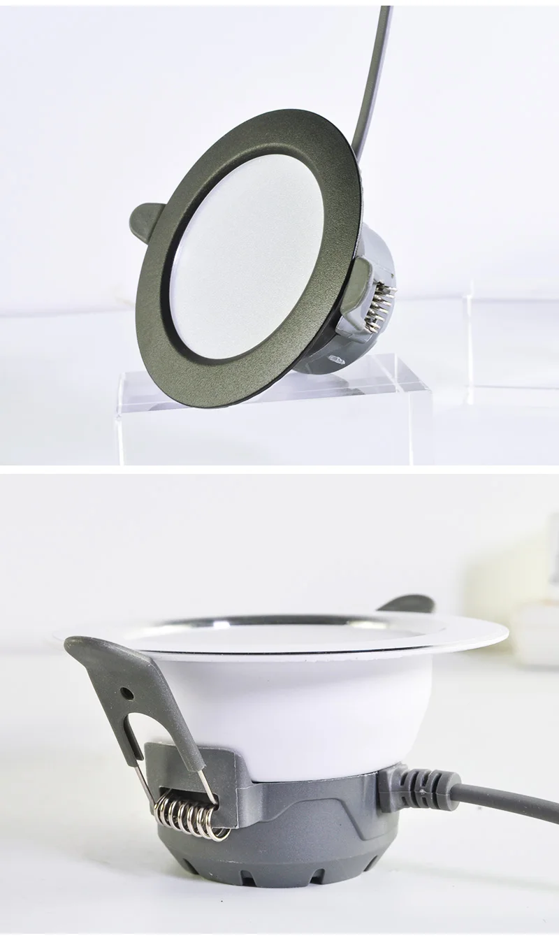 Kaguyahime LED Downlight 5w 3w LED Spot Light Natural/Warm/Cold White Indoor Recessed Lamp AC 220V Round Panel LED Spotlight