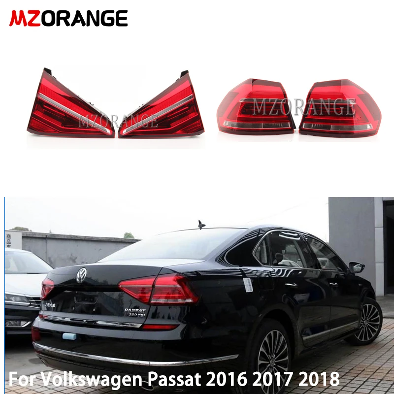 MZORANGE Rear tail light Inner and Outer left right light For Passat 2016 2017 2018 side brake lights turn signals light
MZORANGE Rear tail light Inner and Outer left right light For Passat 2016 2017 2018 side brake lights turn signals light