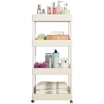 Bathroom shelf bathroom trolley storage mobile floor pulley multi-layer kitchen
Bathroom shelf bathroom trolley storage mobile floor pulley multi-layer kitchen