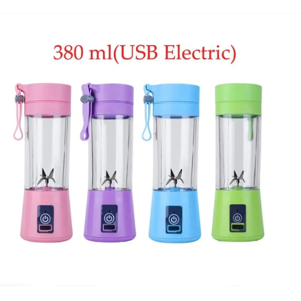 Portable Blender Mixing Cup 380ml Plastic Smoothie Shakes Blender Extractor Mode USB Rechargeable Automatic Juicer Cup Blend Jet
Portable Blender Mixing Cup 380ml Plastic Smoothie Shakes Blender Extractor Mode USB Rechargeable Automatic Juicer Cup Blend Jet