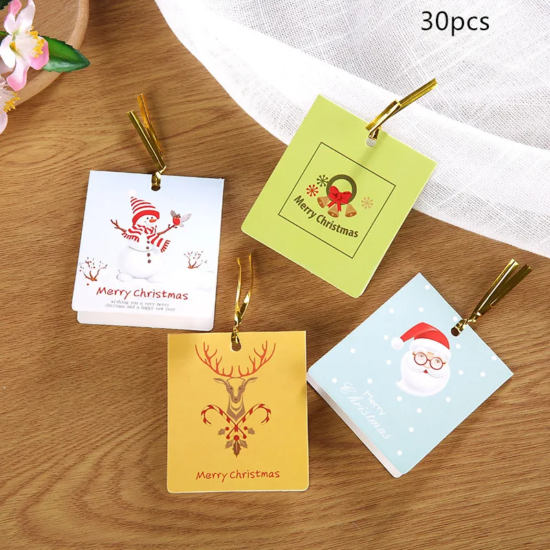 30pcs Small Card Gold Silk Hanging Card Christmas Greeting Card Blessing Mini Wishing Card Message Card Gift Card
30pcs Small Card Gold Silk Hanging Card Christmas Greeting Card Blessing Mini Wishing Card Message Card Gift Card