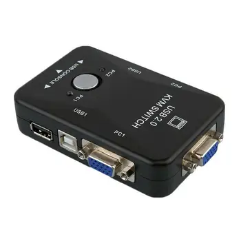 2 In 1 USB 2.0 KVM Switch Switcher 2 Ports 1920*1440 VGA SVGA Switch Splitter Box For Mouse Keyboard PC Box Adapter
2 In 1 USB 2.0 KVM Switch Switcher 2 Ports 1920*1440 VGA SVGA Switch Splitter Box For Mouse Keyboard PC Box Adapter