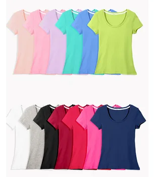 Cotton Women T-shirt O-neck Short Sleeve women shirt All match Lady Top Black White Gray Yellow Shir 
Cotton Women T-shirt O-neck Short Sleeve women shirt All match Lady Top Black White Gray Yellow Shir