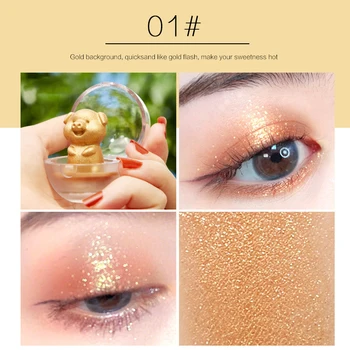 Eye Shadow Cute Pet Shape Starlight Fine Flashing Silky Touch Waterproof Not Blooming Maquillaje High-gloss Eyeshadow Dual-use
Eye Shadow Cute Pet Shape Starlight Fine Flashing Silky Touch Waterproof Not Blooming Maquillaje High-gloss Eyeshadow Dual-use