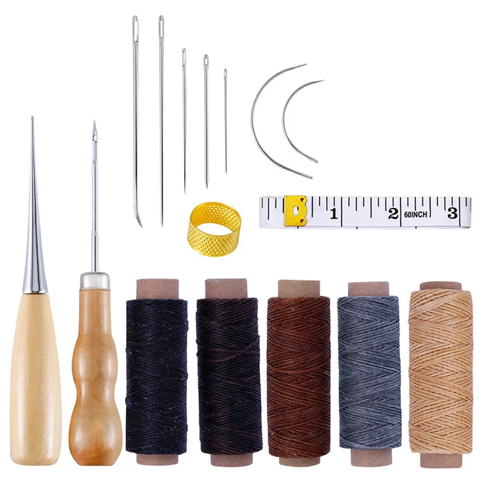 1 Set Leather Craft Bookbinding Kit Starter Tools Set Bone Folder Paper Creaser, Waxed Thread, Awl, Needles
1 Set Leather Craft Bookbinding Kit Starter Tools Set Bone Folder Paper Creaser, Waxed Thread, Awl, Needles