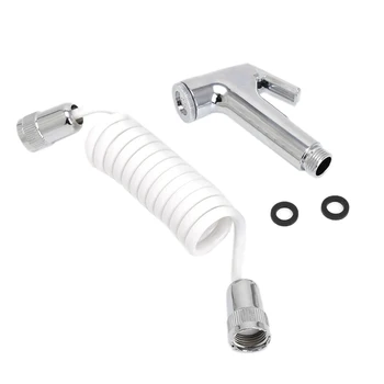 Handheld Shower Head Douche Toilet Bidet Spray Wash Jet Shattaf with Spring Hose
Handheld Shower Head Douche Toilet Bidet Spray Wash Jet Shattaf with Spring Hose