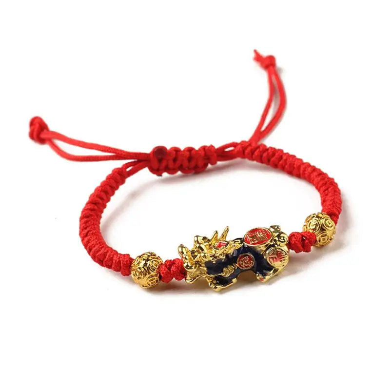 Charm Color Pixiu Change Temperature Kabbalah Red String Braided Mood Bracelets
Charm Color Pixiu Change Temperature Kabbalah Red String Braided Mood Bracelets