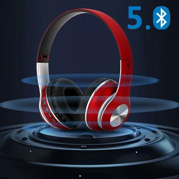 Bluetooth 5.0 Headphone Foldable Noise Cancelling Stereo Headphones Music Player with Mic for Handsfree Support TF Card Play
Bluetooth 5.0 Headphone Foldable Noise Cancelling Stereo Headphones Music Player with Mic for Handsfree Support TF Card Play