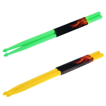 2 Pair Of 5A Drumsticks Nylon Stick for Drum Set Lightweight Professional , Yellow & Green
2 Pair Of 5A Drumsticks Nylon Stick for Drum Set Lightweight Professional , Yellow & Green