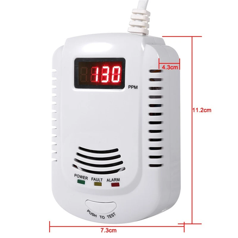 Gas Detector Combustible Gas Leaking Alarm Detection Sniffer with Digital Display OD889
Gas Detector Combustible Gas Leaking Alarm Detection Sniffer with Digital Display OD889