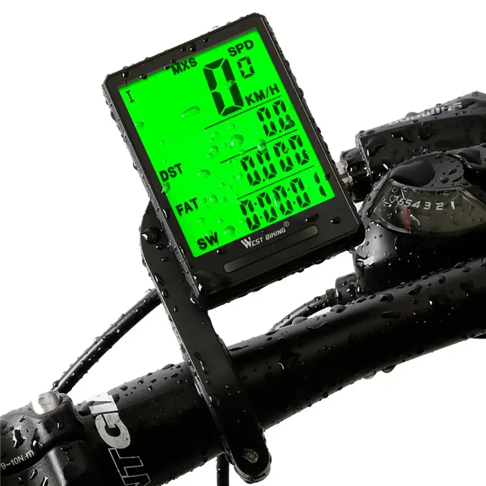 Bicycle Wireless Speedometer and Odometer IPX6 Waterproof Multi Function Cycle Bike Computer with LCD Backlight Display
Bicycle Wireless Speedometer and Odometer IPX6 Waterproof Multi Function Cycle Bike Computer with LCD Backlight Display