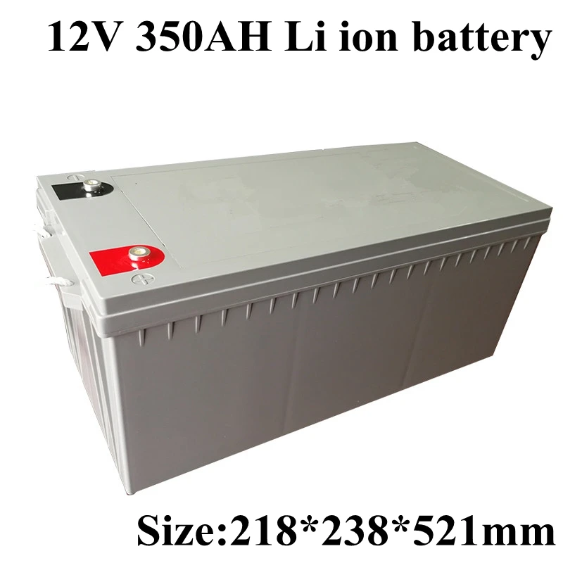 Rechargeable Anti-water 12V 350Ah Lithium Li Ion Battery Pack 12V Bms 200A for Solar System Inverter+20A Charger
Rechargeable Anti-water 12V 350Ah Lithium Li Ion Battery Pack 12V Bms 200A for Solar System Inverter+20A Charger