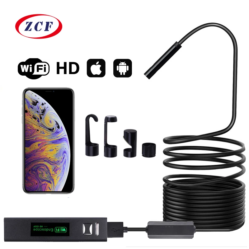 WIFI Endoscope Camera HD 1200P Mini Waterproof Hard soft Wire Wireless 8mm 8 LED Borescope Camera For Android PC IOS Endoscope
WIFI Endoscope Camera HD 1200P Mini Waterproof Hard soft Wire Wireless 8mm 8 LED Borescope Camera For Android PC IOS Endoscope