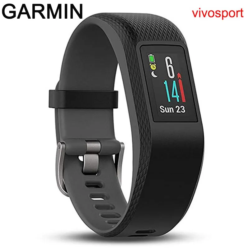 

Original GPS watch GARMIN VIVOSPORT heart rate monitor fitness sleep tracker waterproof women digital sports smart watch men