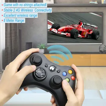 For X-box 360 2.4G Wireless Controller Computer With PC Receiver Wireless Gamepad Remote For M-icrosoft Xbox360 Joystick
For X-box 360 2.4G Wireless Controller Computer With PC Receiver Wireless Gamepad Remote For M-icrosoft Xbox360 Joystick