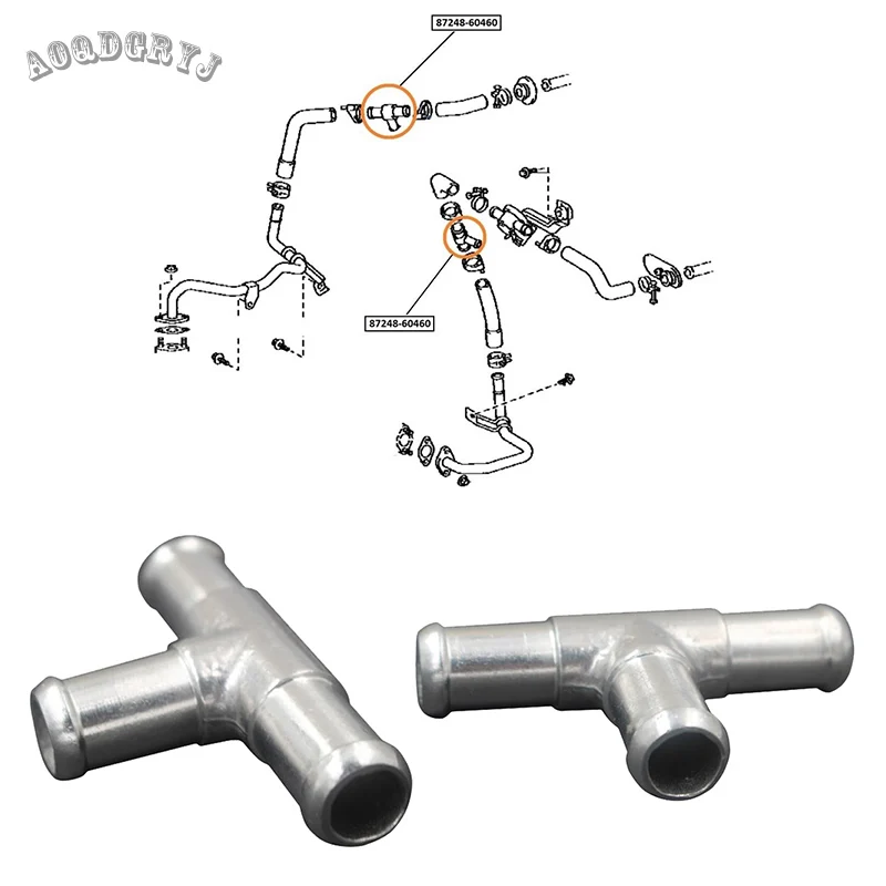 Car Accessories 2pcs Stainless Steel Heater Output T Pipes For Toyota Land Cruiser FZJ80&100 Series 1992-2007
Car Accessories 2pcs Stainless Steel Heater Output T Pipes For Toyota Land Cruiser FZJ80&100 Series 1992-2007