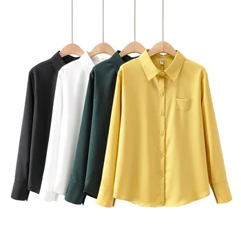 Big Code Top 2020 Season Slim Chiffon Shirt Fat Mm Foreign Style Joker Occupation Pack Shirt 588
Big Code Top 2020 Season Slim Chiffon Shirt Fat Mm Foreign Style Joker Occupation Pack Shirt 588