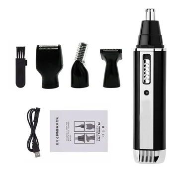 4-in-1 Electric Nose Hair Trimmer Multifunctional Reciprocating Type Beard Shaver Sideburns Cutter Eyebrow Shaping Device New
4-in-1 Electric Nose Hair Trimmer Multifunctional Reciprocating Type Beard Shaver Sideburns Cutter Eyebrow Shaping Device New