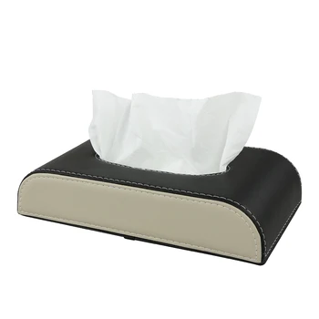 B-LIFE Black with Beige Car Tissue Box PU Leather Tissue Paper Holder Rectangular Box PU Leather Car Tissue Box
B-LIFE Black with Beige Car Tissue Box PU Leather Tissue Paper Holder Rectangular Box PU Leather Car Tissue Box