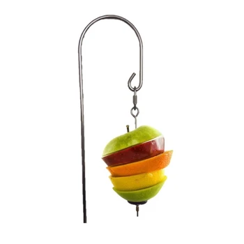 Pet Parrots Birds Food Holder Support Stainless Steel Fruit Spear Stick Meat Fruit Vegetable Skewer 
Pet Parrots Birds Food Holder Support Stainless Steel Fruit Spear Stick Meat Fruit Vegetable Skewer