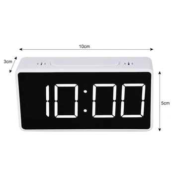 Digital LED Electronic Time USB Charging Student Desk Clocks LED Display Alarm Clock Temperature Calendar Tablelarm Clock
Digital LED Electronic Time USB Charging Student Desk Clocks LED Display Alarm Clock Temperature Calendar Tablelarm Clock