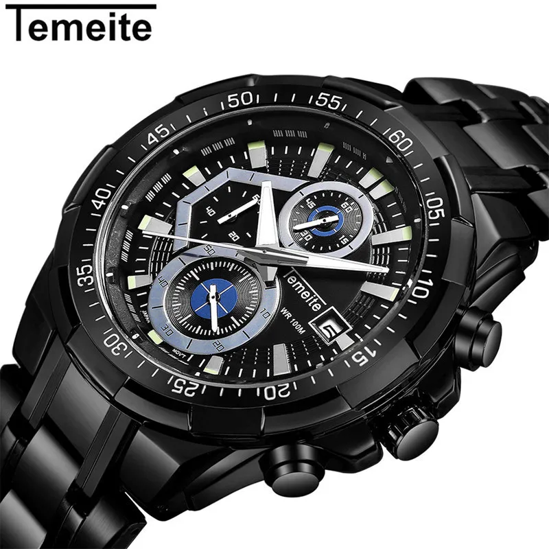 TEMEITE 2020 Mens Watches Top Brand Luxury Wristwatch Shock Resistant Waterproof Business Stop Watch Quartz Wrist Watch Relogio
TEMEITE 2020 Mens Watches Top Brand Luxury Wristwatch Shock Resistant Waterproof Business Stop Watch Quartz Wrist Watch Relogio