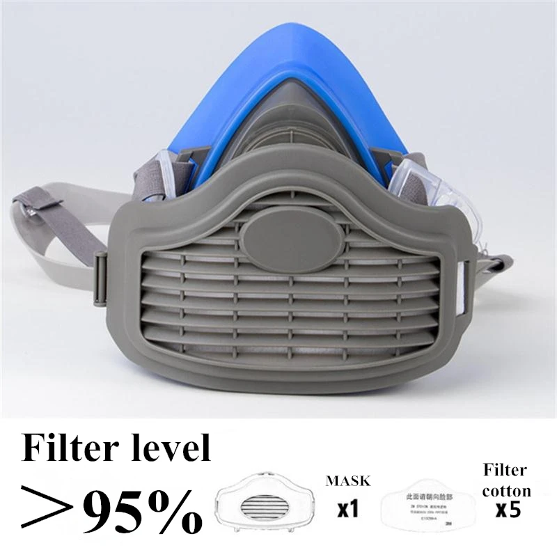 KN95 FFP2 Gas Mask Half Face Air Filter PM2.5 Dust Respiratory Bacteria Virus Mask Prevent colds Disposable mask filter cotton
KN95 FFP2 Gas Mask Half Face Air Filter PM2.5 Dust Respiratory Bacteria Virus Mask Prevent colds Disposable mask filter cotton