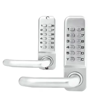 Mechanical Pushbutton Lock with Back to Back Keypads on Both Sides