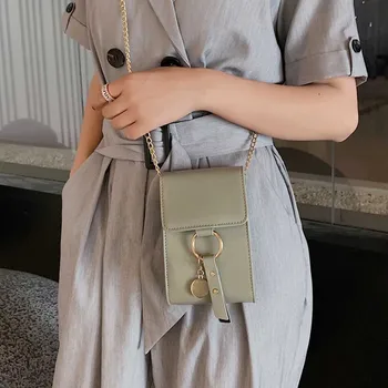 Simple Mini Crossbody Bag Women's Simple Phone Bag Solid Color Hasp Shoulder Messenger Bag Fashion Small Bag Sac A Main Femme
Simple Mini Crossbody Bag Women's Simple Phone Bag Solid Color Hasp Shoulder Messenger Bag Fashion Small Bag Sac A Main Femme