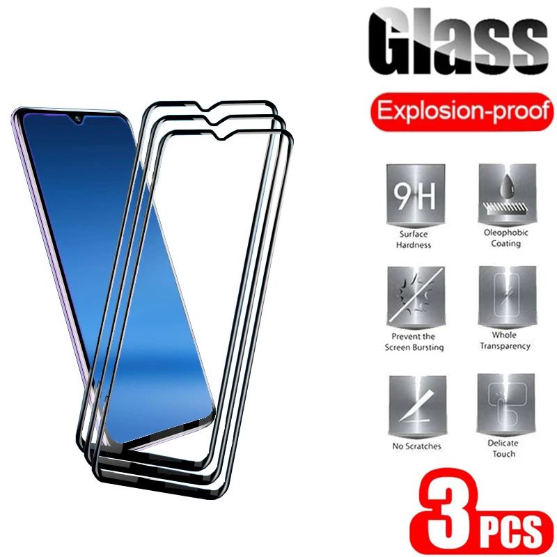 

3PCS 10D Full Protective Glass For Huawei Honor X10 9X 9A 9C 9S 8X Tempered Glass Honor 20X 30X 9i 10i 20i V30 Screen Protector