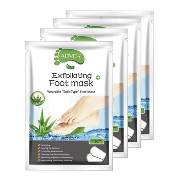 Aliver 4 Packs Baby Foot Peel Mask ,Exfoliator Peel Off Calluses Dead Skin Callus Remover,Baby Soft Smooth Press Feet(Reed) 
Aliver 4 Packs Baby Foot Peel Mask ,Exfoliator Peel Off Calluses Dead Skin Callus Remover,Baby Soft Smooth Press Feet(Reed)