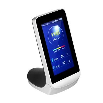 Indoor Air Quality Monitor Air Detector Tester Analyzer Multifunctional CO2 Detector with Color Screen Temperature Humidity Tool
Indoor Air Quality Monitor Air Detector Tester Analyzer Multifunctional CO2 Detector with Color Screen Temperature Humidity Tool