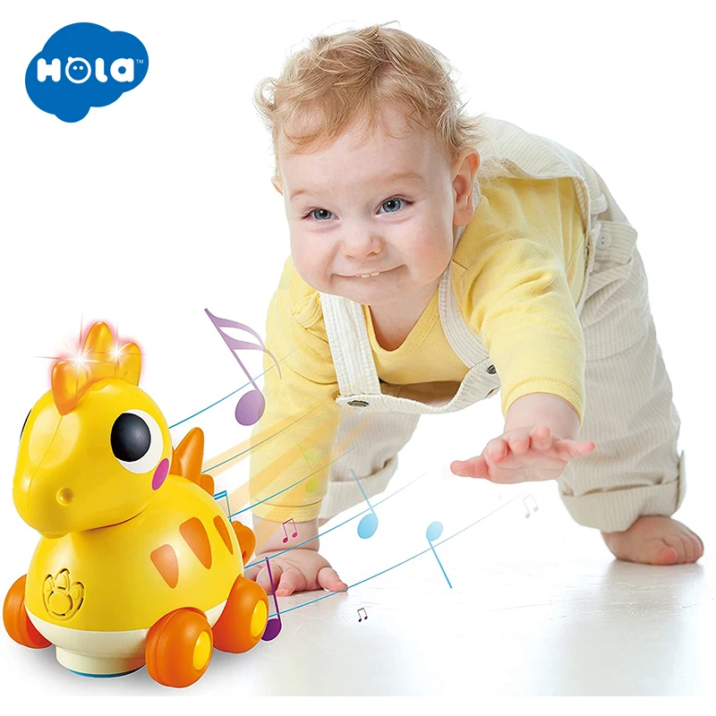 HOLA 6110 Musical Dinosaur Toy for Baby 13-24 months Walking Talking Dinosaurs for Infant Interactive Learning Toys for Children
HOLA 6110 Musical Dinosaur Toy for Baby 13-24 months Walking Talking Dinosaurs for Infant Interactive Learning Toys for Children