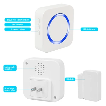 Onvian Door Open Sensor Chime Alarm Alert Detector Sensor Burglar Alarm Wireless Home Security Alarm System Kits Store Office
Onvian Door Open Sensor Chime Alarm Alert Detector Sensor Burglar Alarm Wireless Home Security Alarm System Kits Store Office
